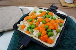 Chicken pot pie camping recipe