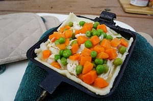 Chicken pot pie camping recipe