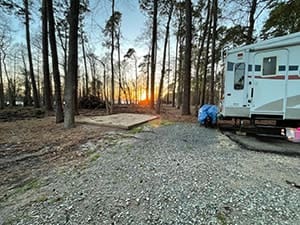 Public vs private campground