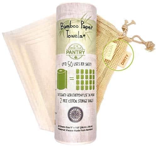 Grow Your Pantry reusable bamboo paper towels