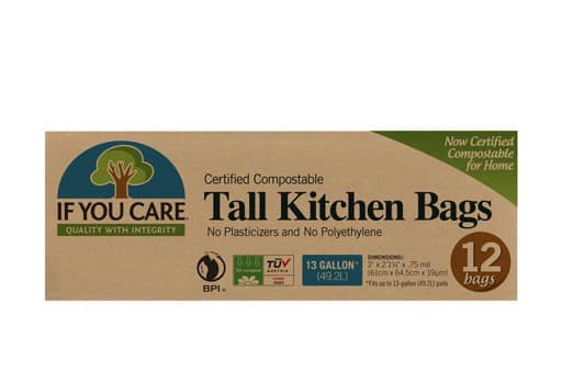 If You Care compostable kitchen garbage bags