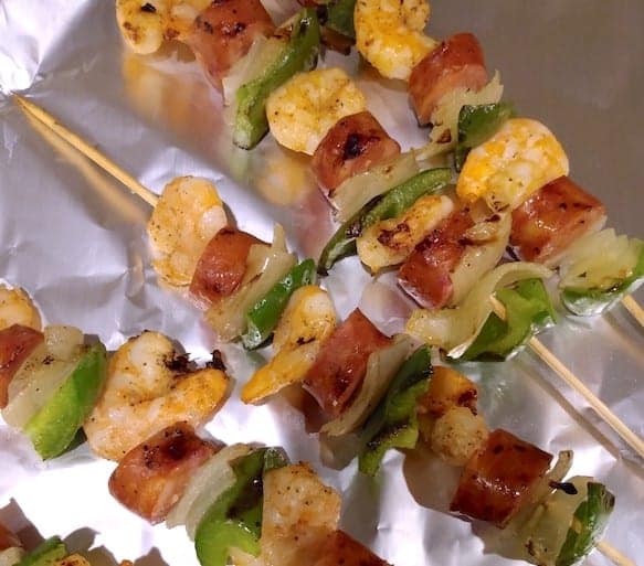 Jambalaya Skewers - New Life RV